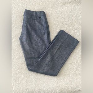 Alice + Olivia Blue Metallic Pants